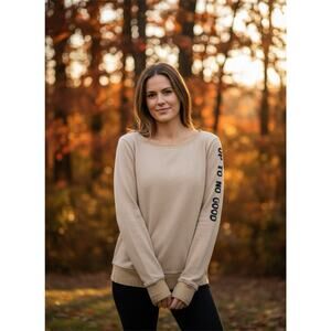 MATE the Label "Up To No Good" Thermal Long Sleeve Crew Neck Sweater | Size S/M